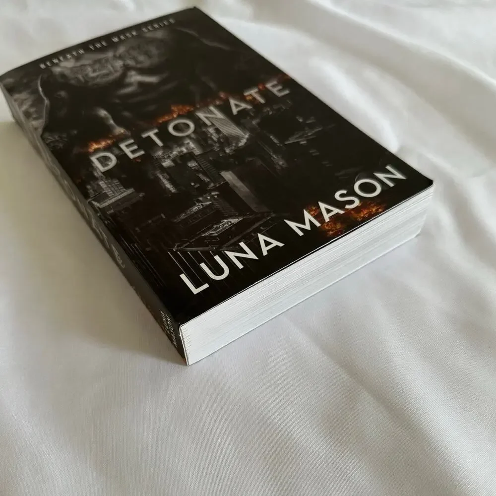 Detonate Luna Mason OOP Indie Paperback Beneath the Masks Book 2 Mafia Romance